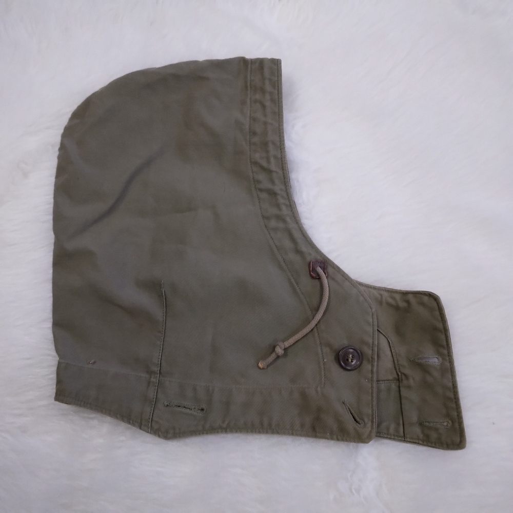 Vintage WWII US Army OD Field Hood M-1943